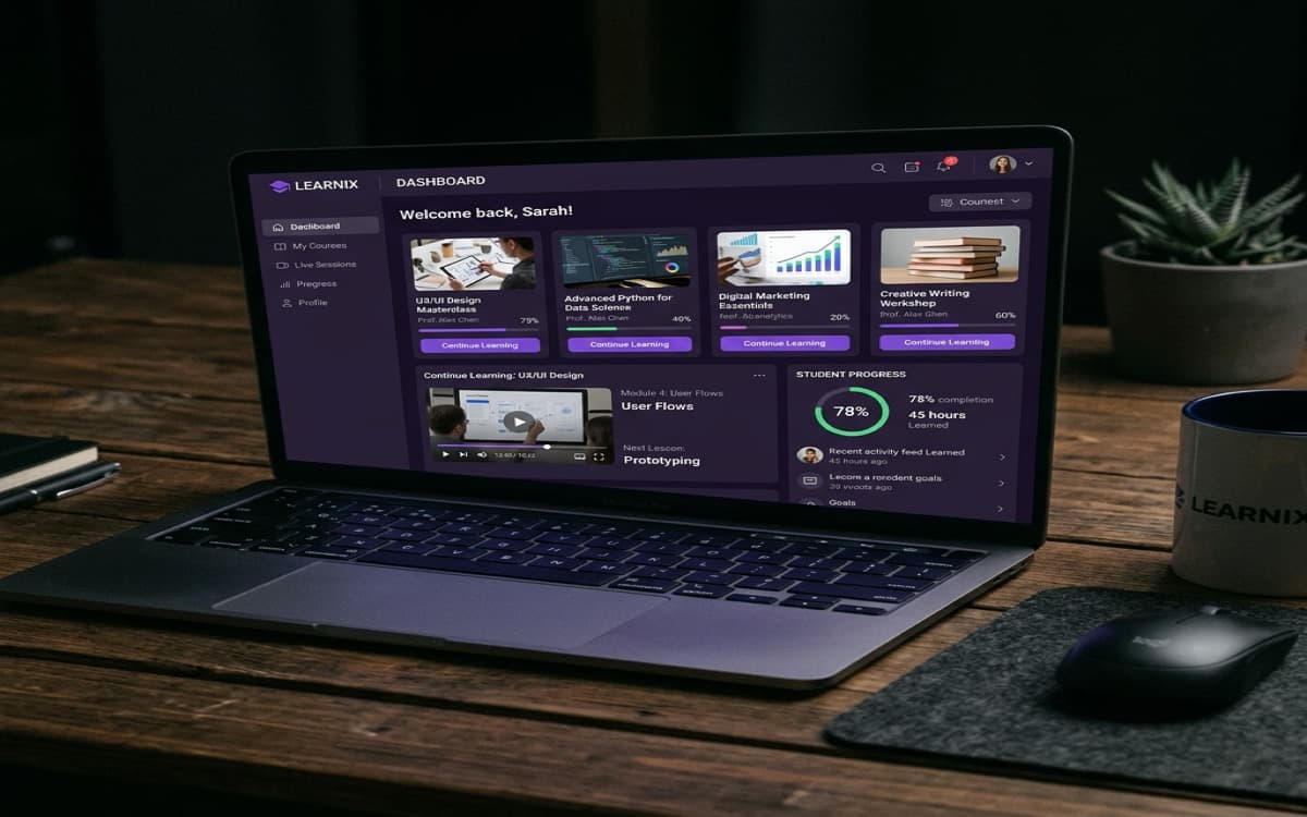 EduNest LMS — Web & SaaS project by TVDG Tech for BrightPath Academy