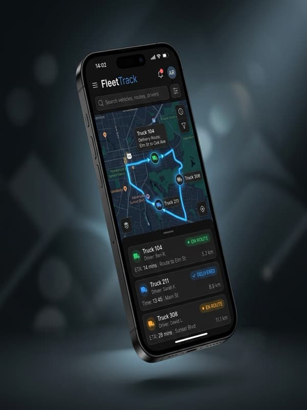FleetGo — Mobile App project by TVDG Tech for SwiftLogix